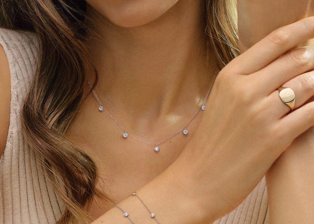 astra diamond necklaces