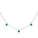 astra emerald diamond necklaces