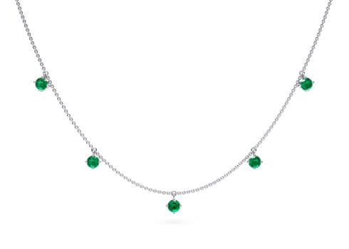 astra emerald diamond necklaces