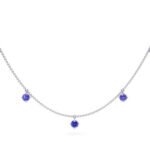 astra tanzanite diamond necklaces