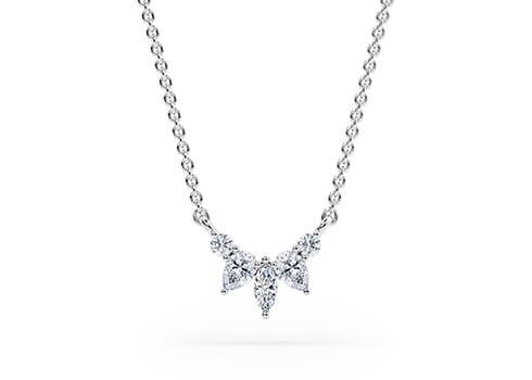 bouquet diamond necklaces