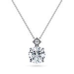 clara diamond pendants