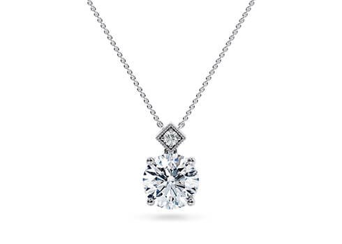 clara diamond pendants