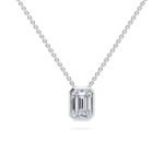 idyll emerald diamond pendants