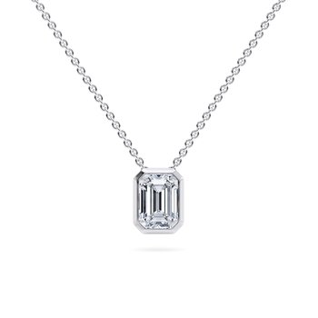 idyll emerald diamond pendants
