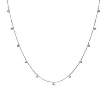 kaleida octagon diamond necklaces
