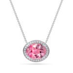 kaleida oval diamond necklaces