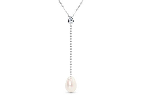 maia oval diamond necklaces