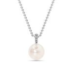 tesora round diamond necklaces