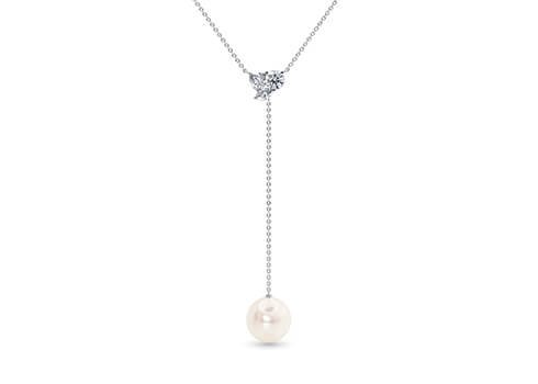 thalia round diamond necklaces